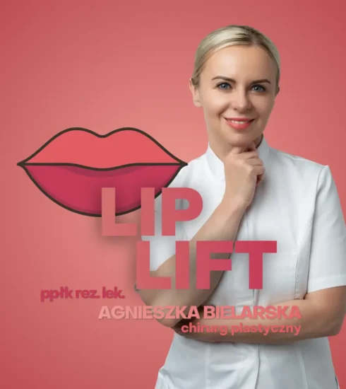 Lip Lift chirurgiczne podniesienie górnej wargi i korekta proporcji twarzy u chirurga plastycznego
